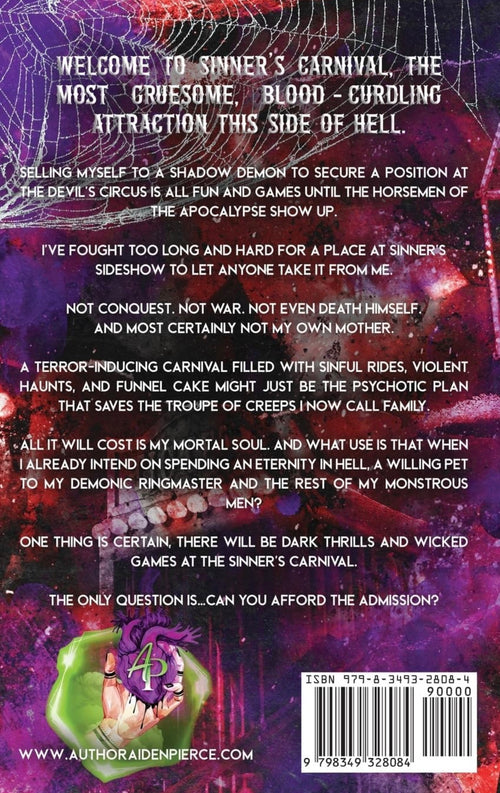 Carnival Creeps- Aiden Pierce (Sinners Sideshow Book 2)